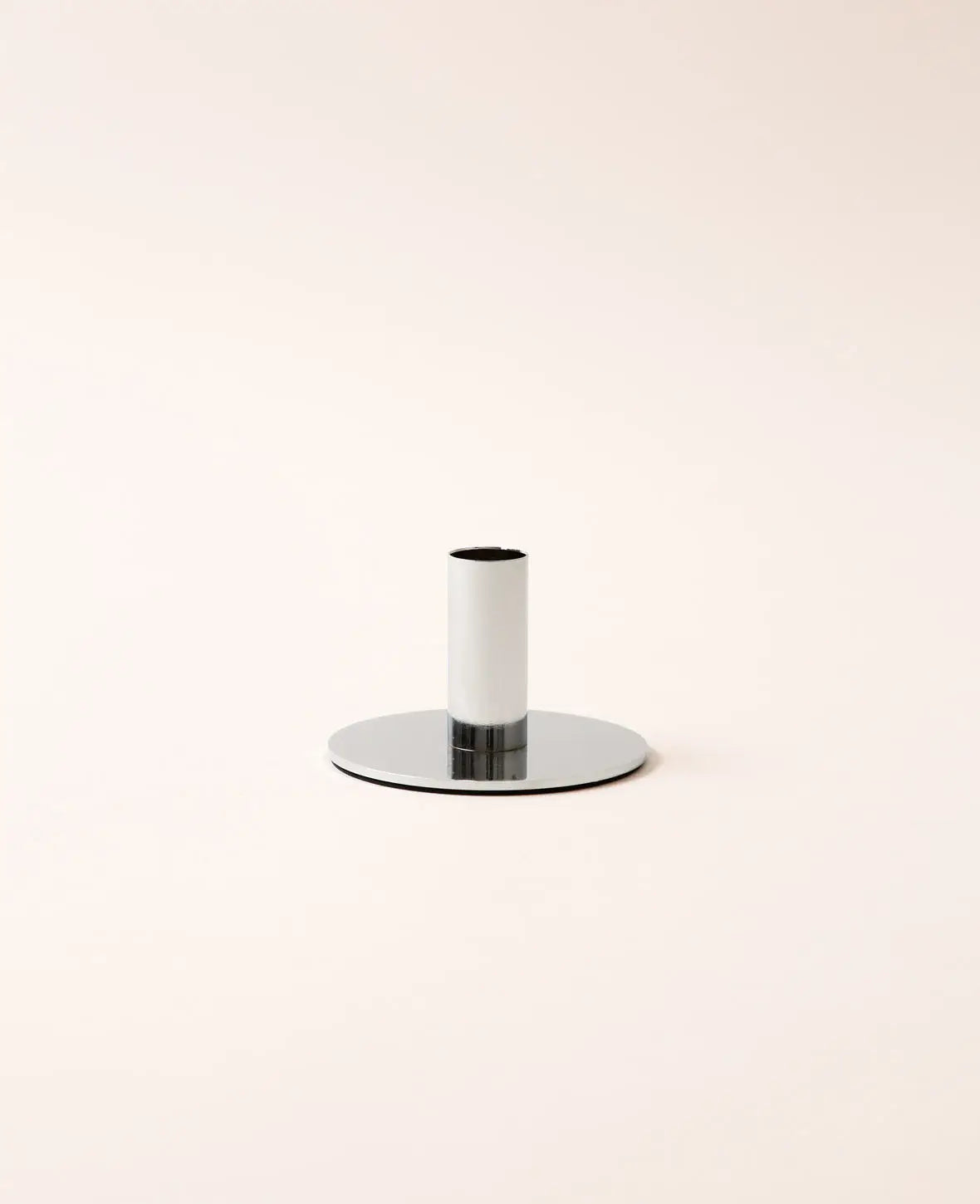 Candle holder silver, 6.5cm