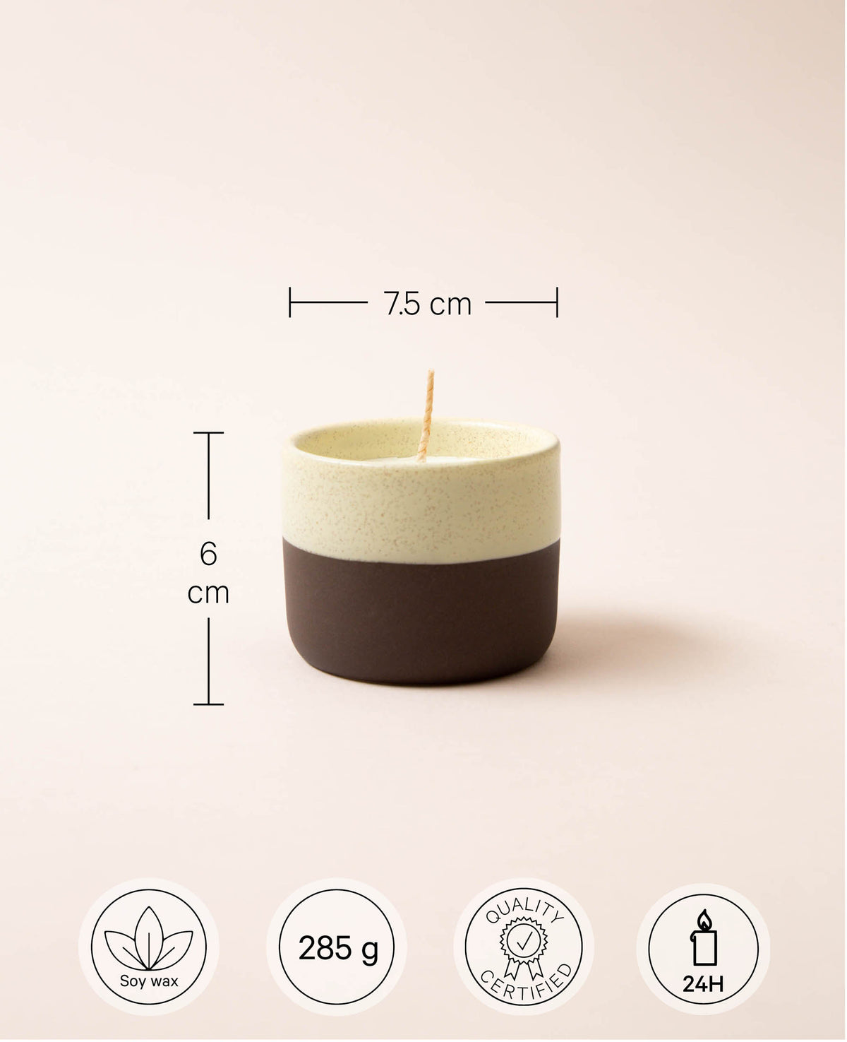 SoTrue Ceramic Candle, Patchouli