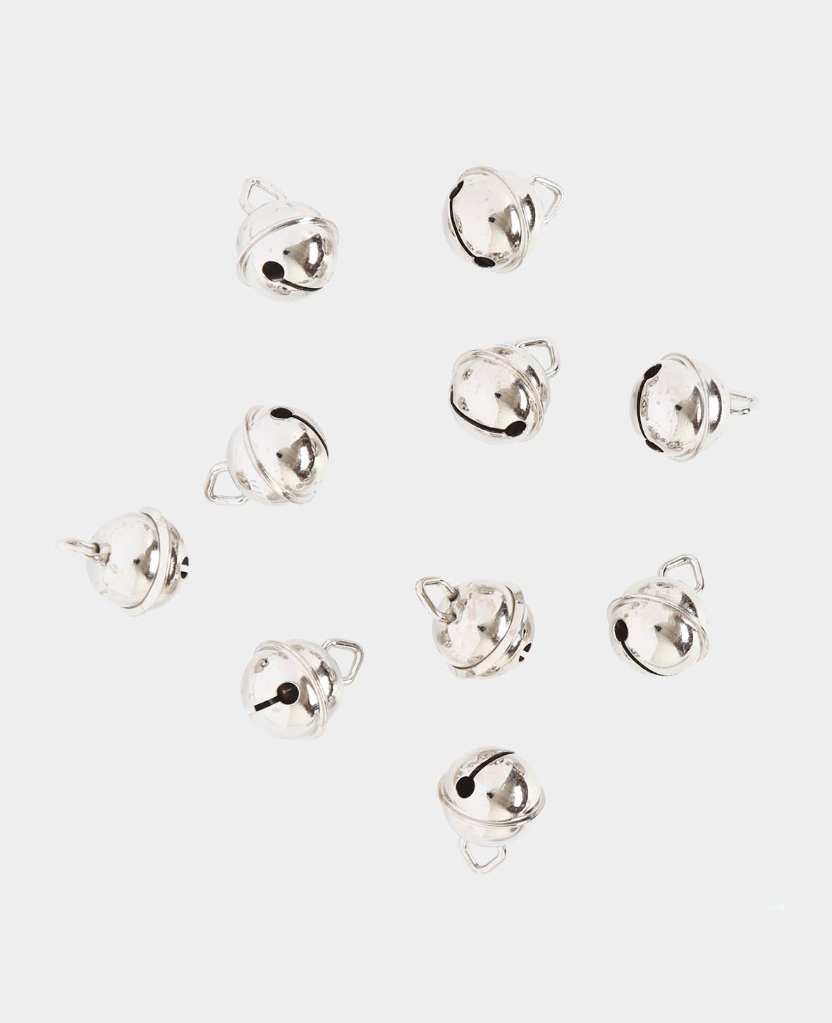 Grelots argent ø 15 mm, 10 pièces
