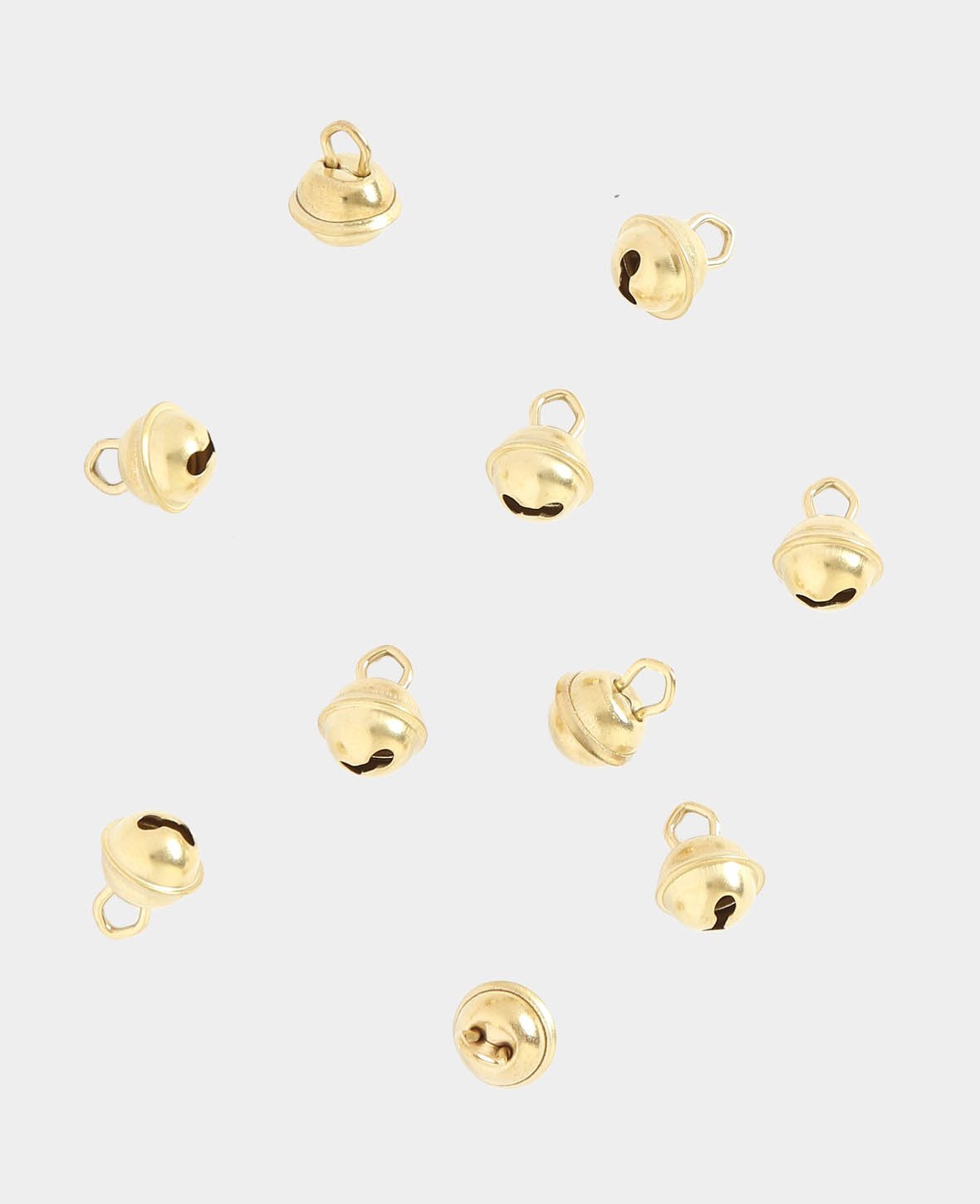 Glöckchen Gold ø 9 mm, 10 Stück
