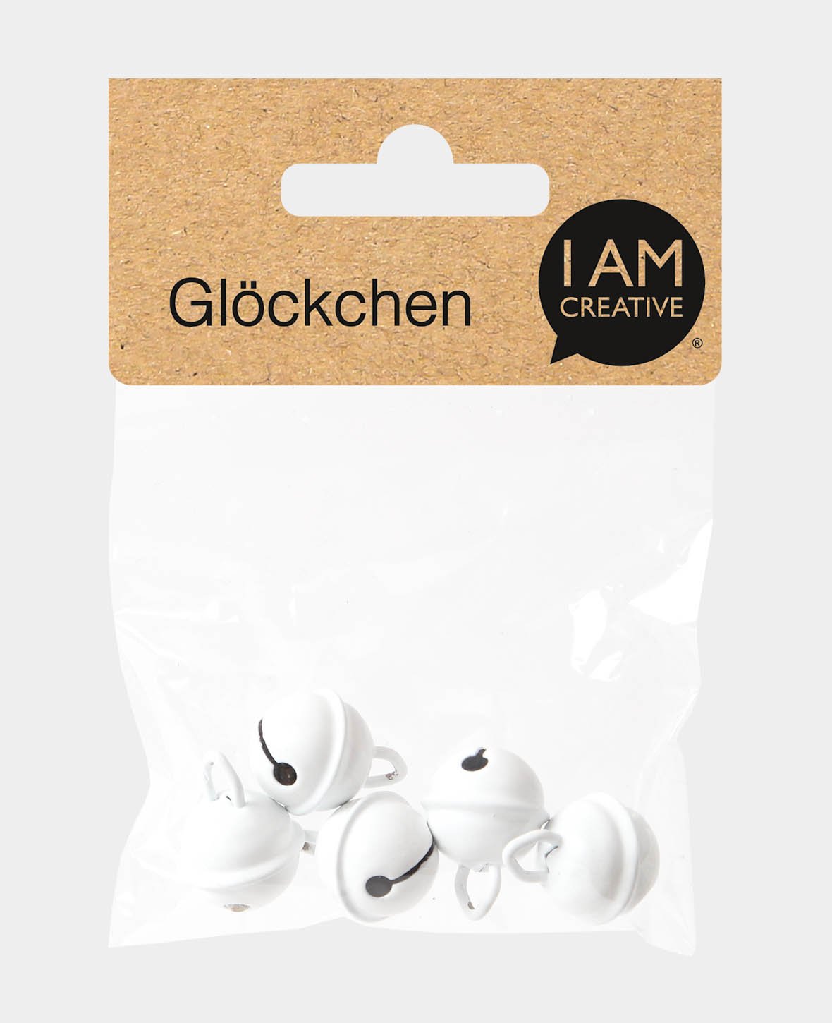 Grelots, Blanc Ø 15 mm, 5 pièces