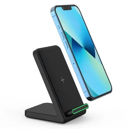 (15W) Qi Wireless Charger Induktionsladegerät Ladestation - Schwarz