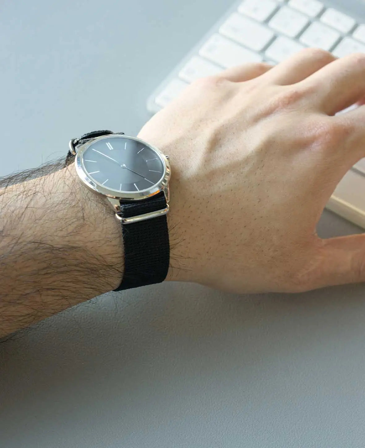 Bracelet de montre Nato noir