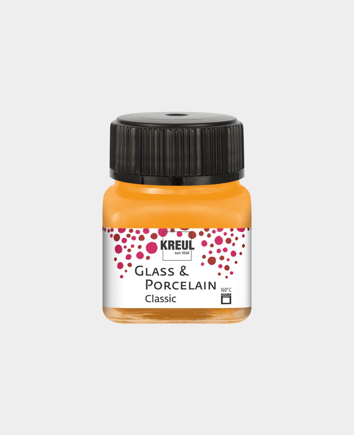 KREUL Peinture pour verre et porcelaine, orange, 20 ml