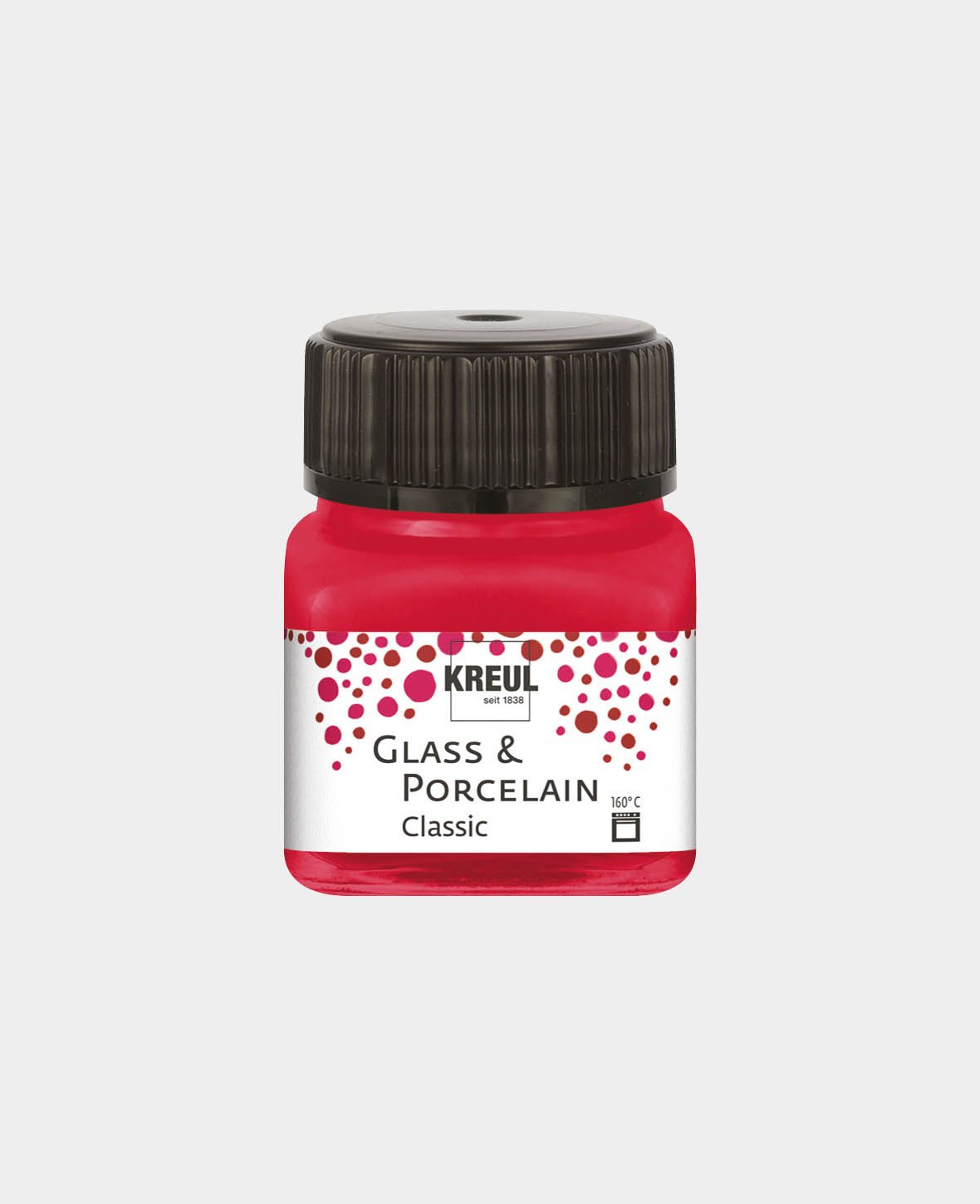 KREUL Glas- & Porzellanfarbe, Karminrot, 20 ml