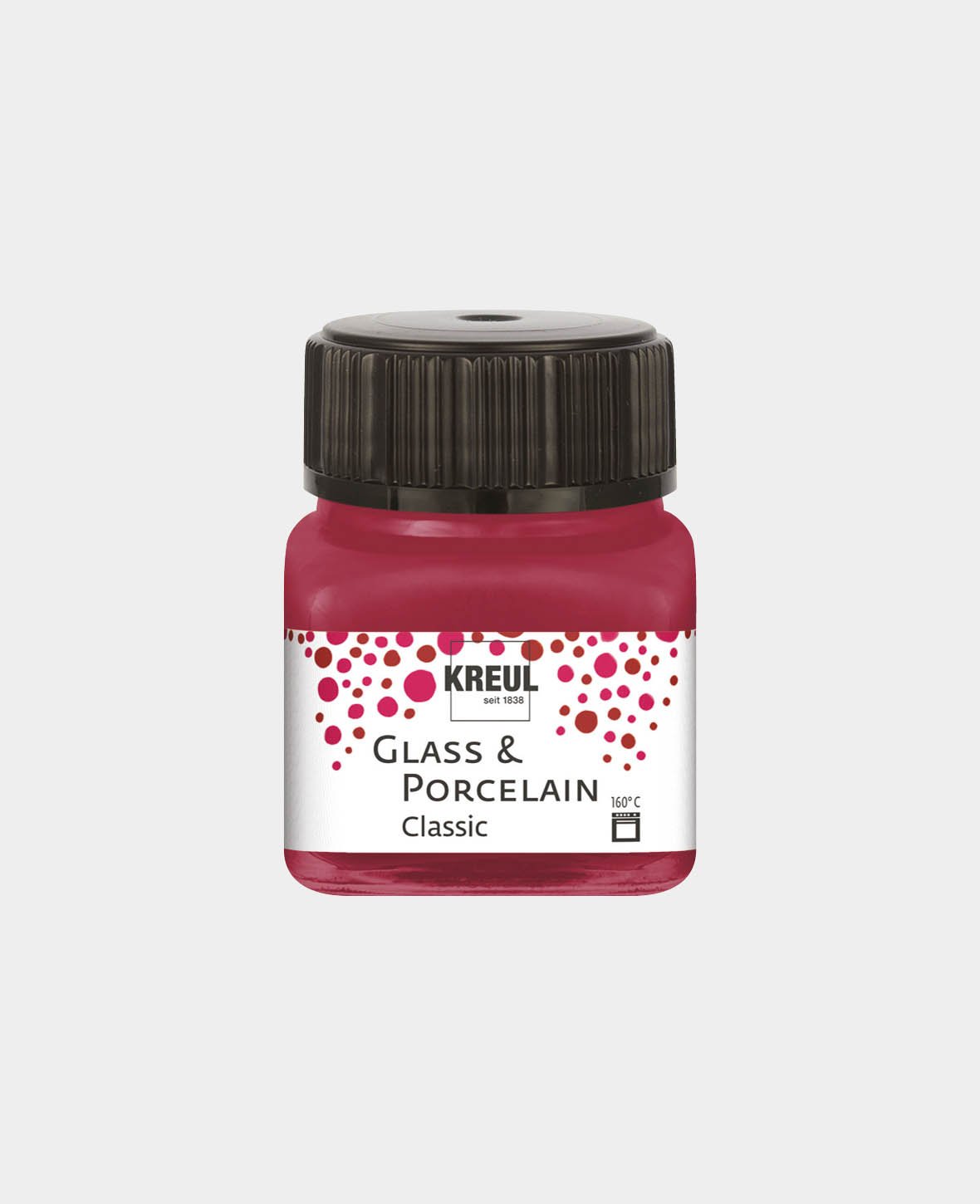 Peinture verre et porcelaine KREUL, Rouge grenat, 20 ml