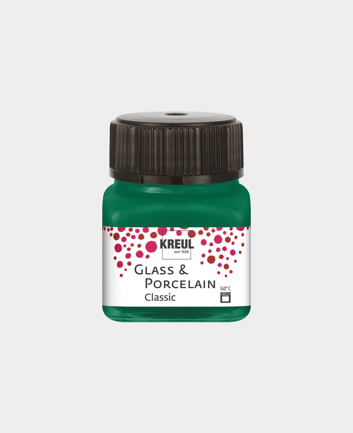 KREUL Glas- & Porzellanfarbe, Dunkelgrün, 20 ml