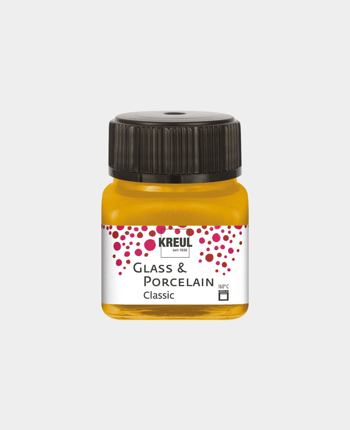 KREUL Glas- & Porzellanfarbe, Metallic-Gold, 20 ml