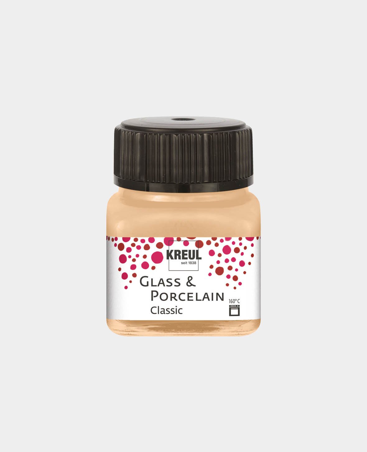 KREUL Glas- & Porzellanfarbe, Metallic-Champagner, 20 ml