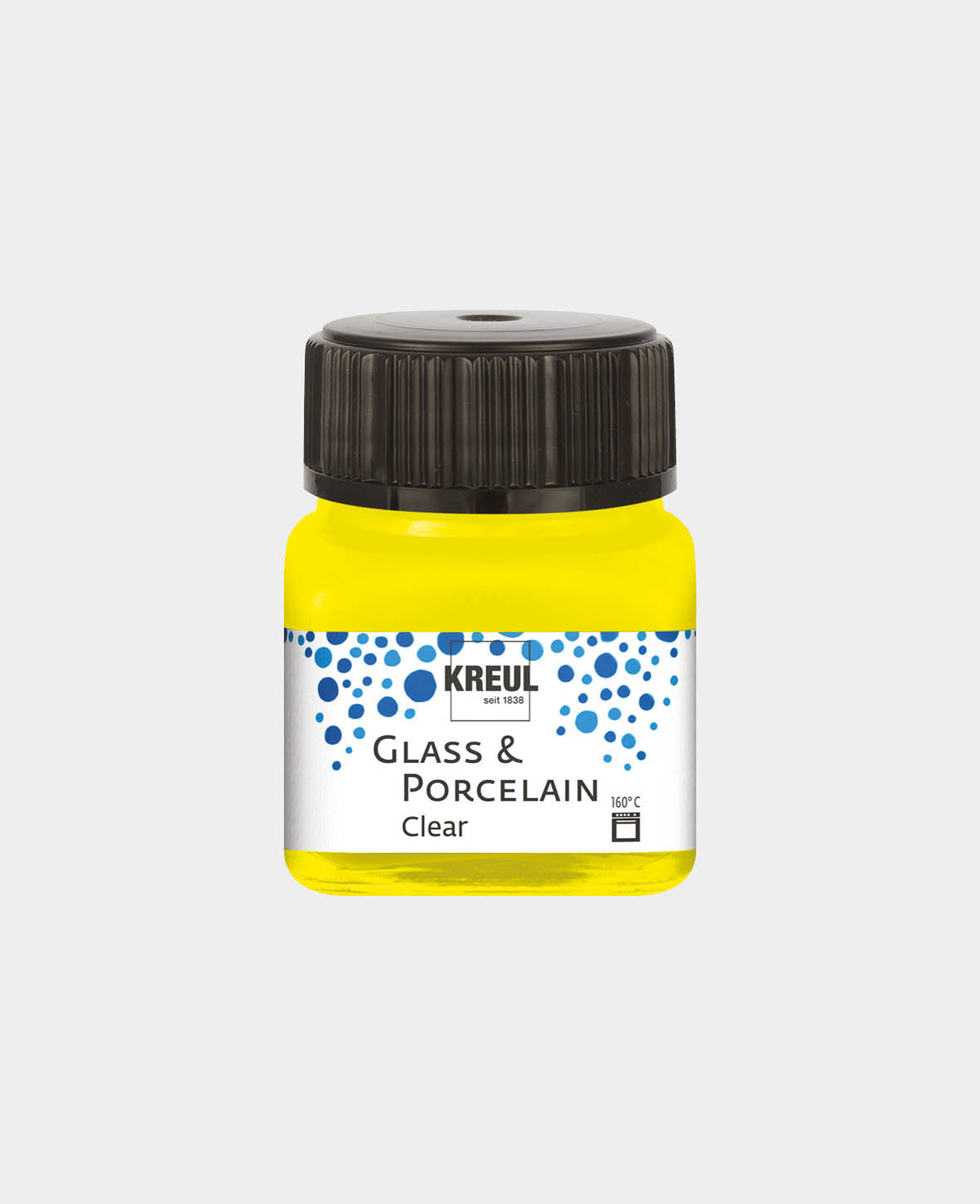 KREUL Glas- & Porzellanfarbe, Transparent / Gelb, 20 ml