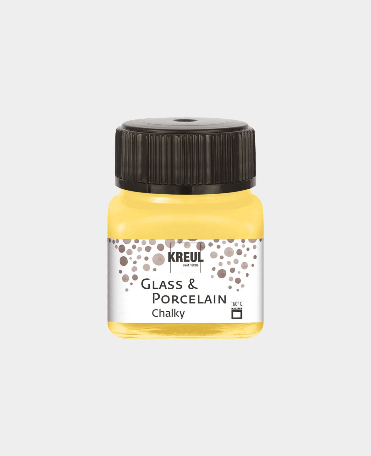 KREUL Glas & Porzellanfarbe Chalky, Yellow Safran, 20 ml