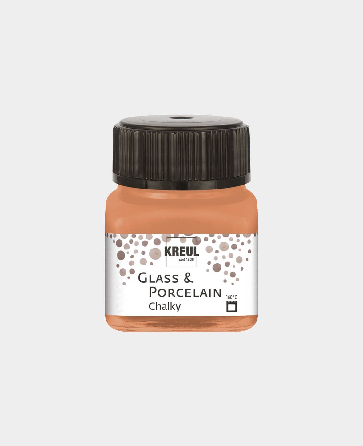 KREUL Peinture pour verre et porcelaine Chalky, Terre cuite, 20 ml