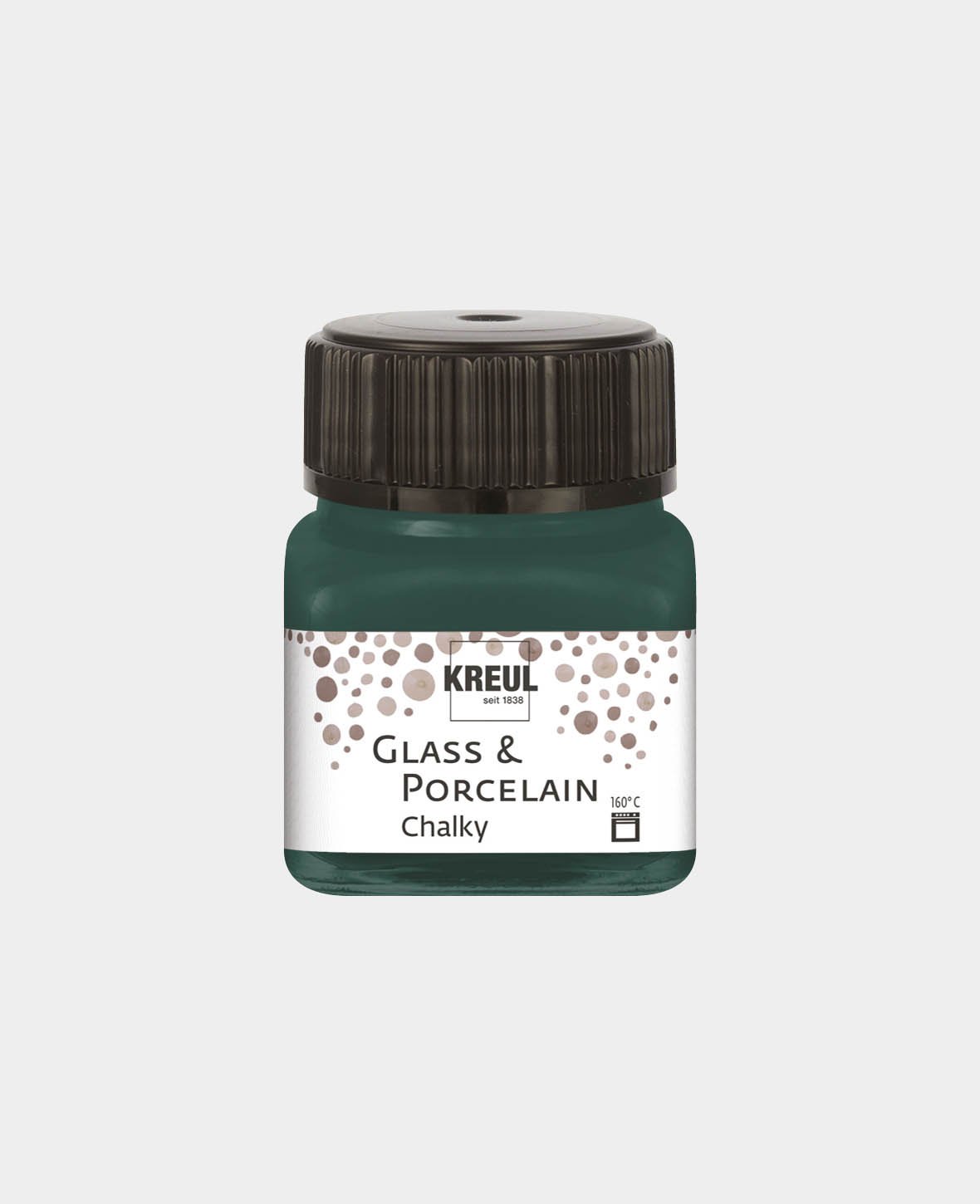 KREUL Glas & Porzellanfarbe Chalky, Cottage Green, 20 ml