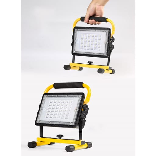 (5000Lumen) LED Handscheinwerfer Arbeitsleuchte Flutlicht + USB Powerb