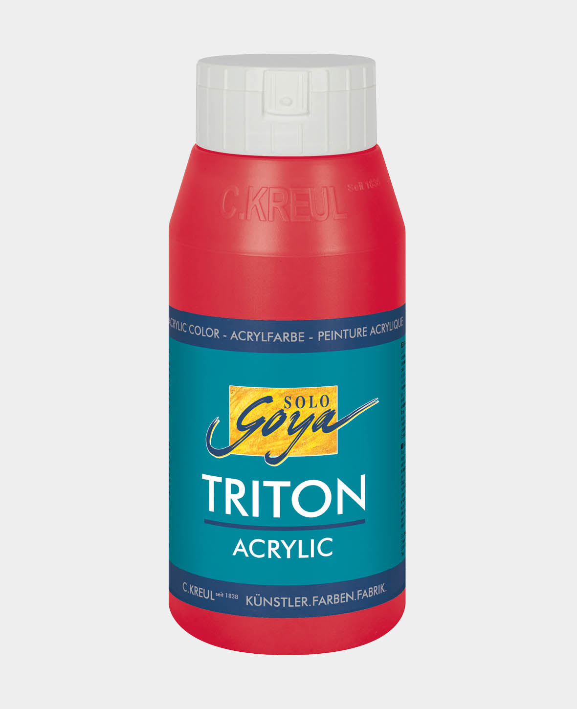 SOLO GOYA Triton Peinture acrylique, Lie de vin, 750 ml
