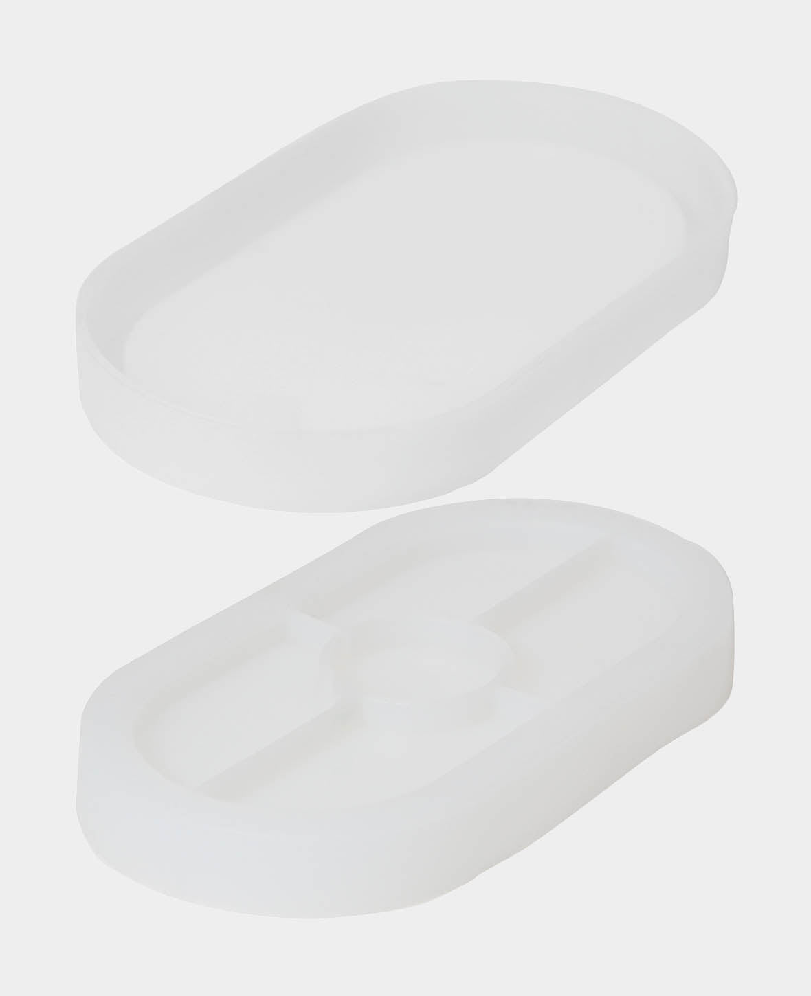 Silikon Giessform, Untersetzer oval klein, 177 x 97 x 17 mm