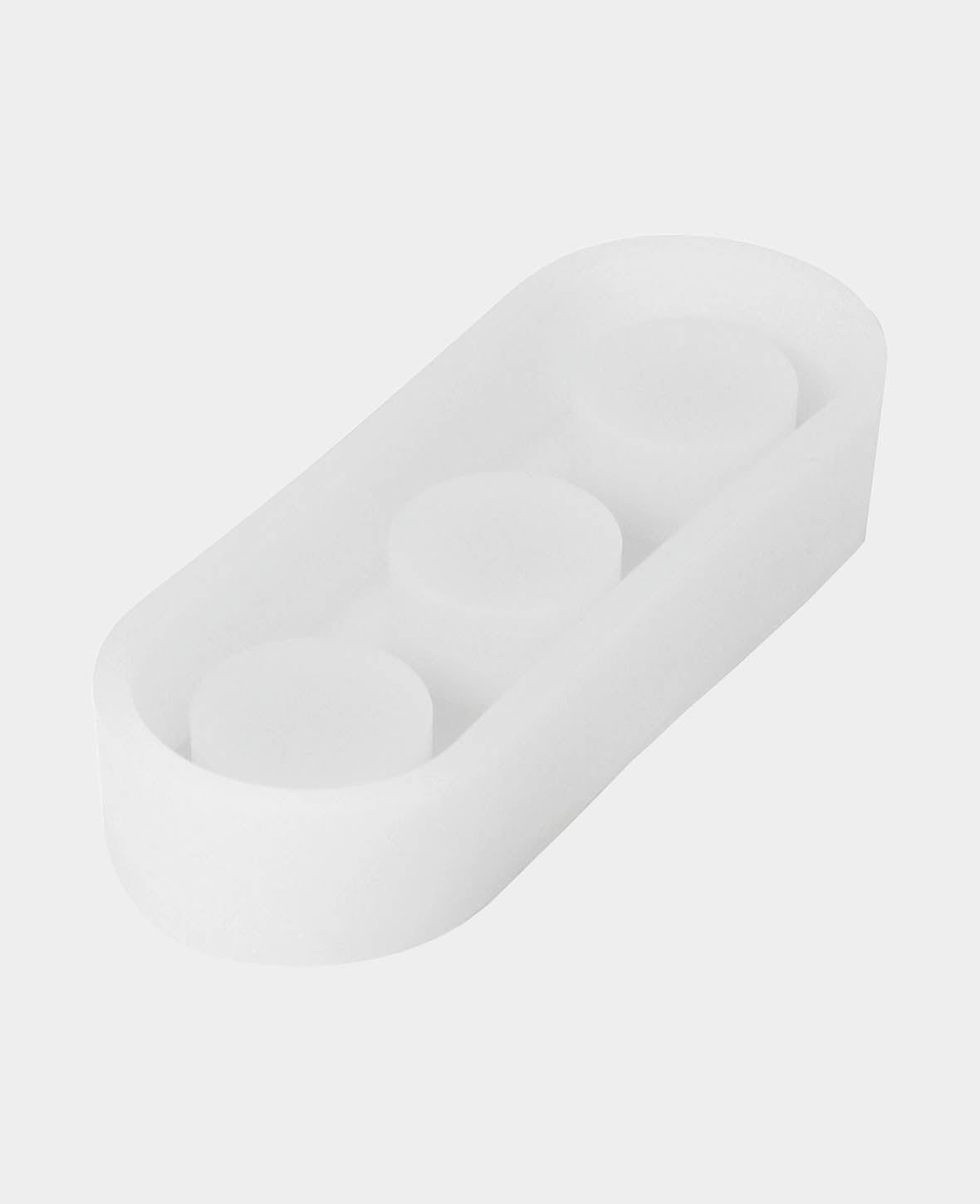 Silikon Giessform, Teelichthalter oval, 180 x 60 x 26mm