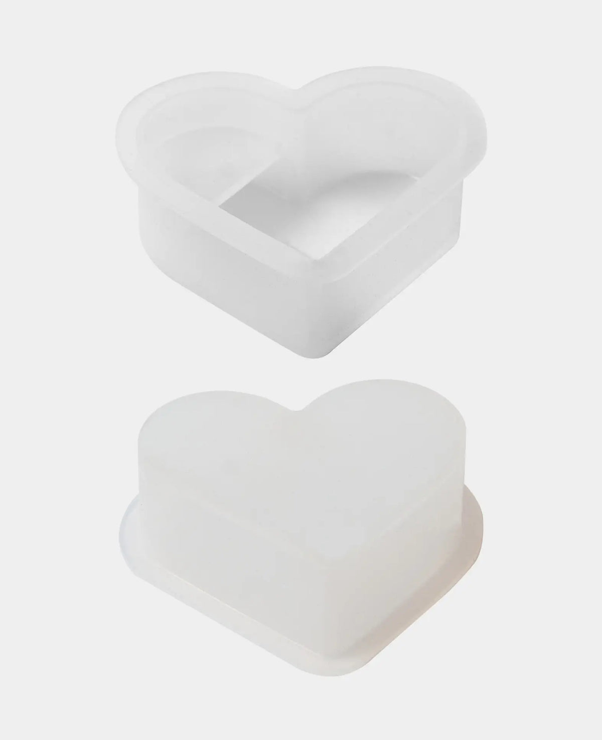 Silicone Mold, Heart Card Holder, 50 x 50 x 20 mm