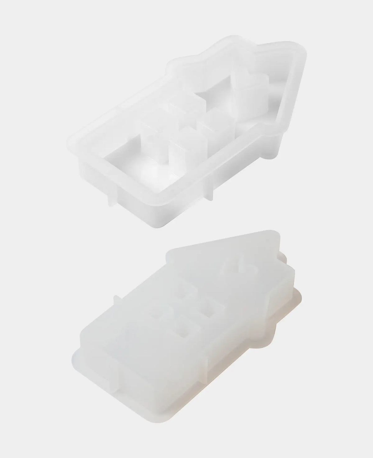Silicone Mold, Decorative House, 139 x 79 x 21 mm