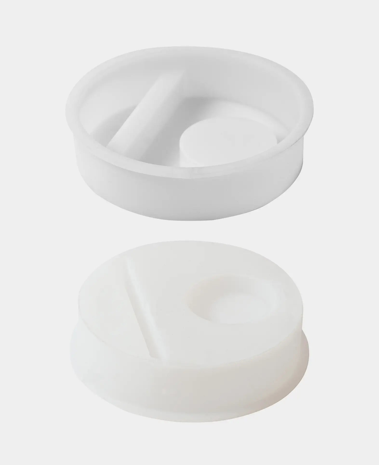 Silikon Giessform, Teelichthalter für Steckleiste, 106 x 26 mm