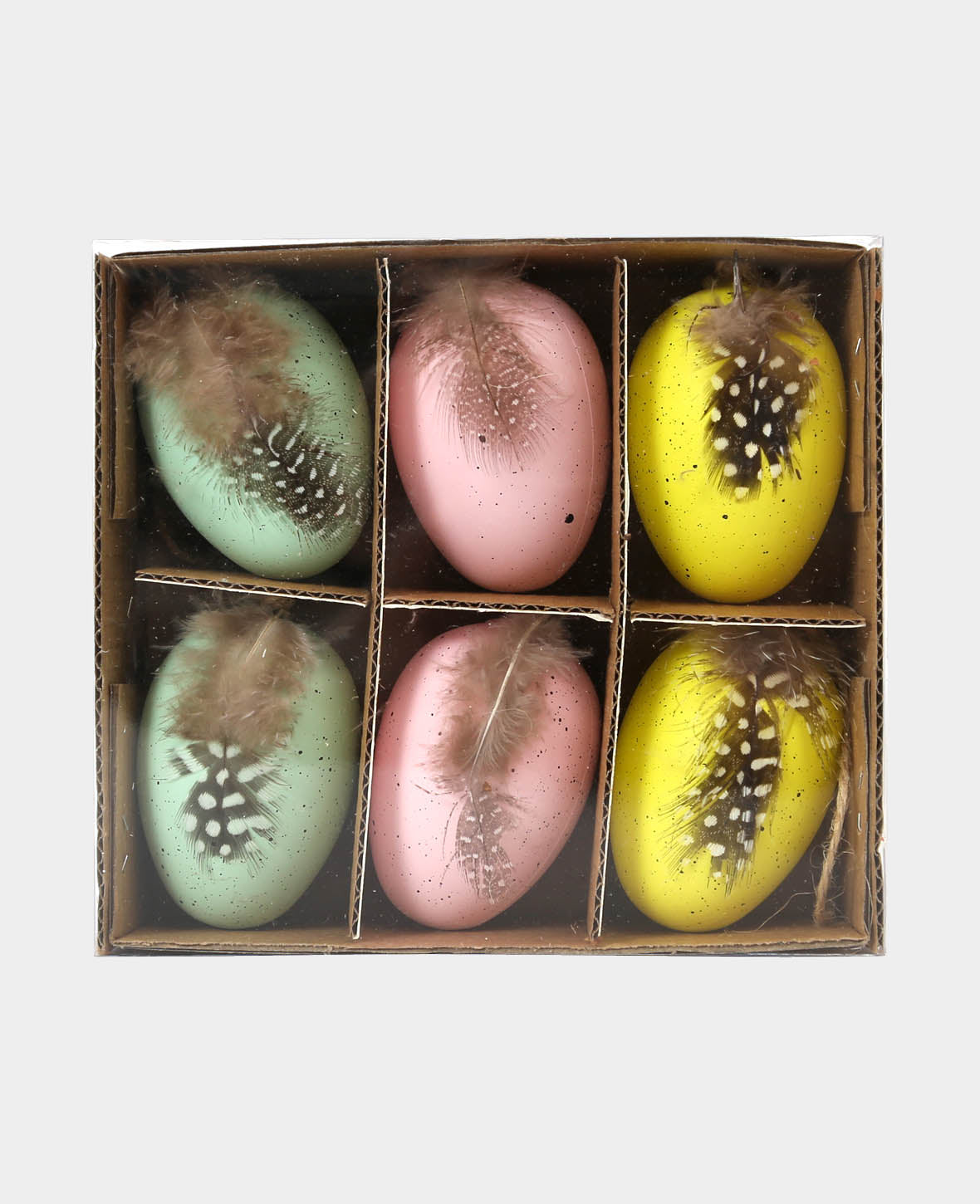 Ostereier Set 6 cm, pastell, 6 Stk.