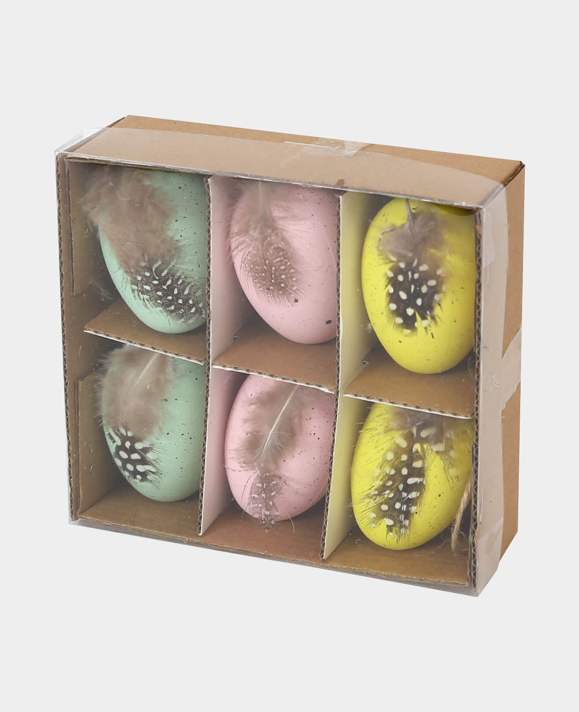 Ostereier Set 6 cm, pastell, 6 Stk.