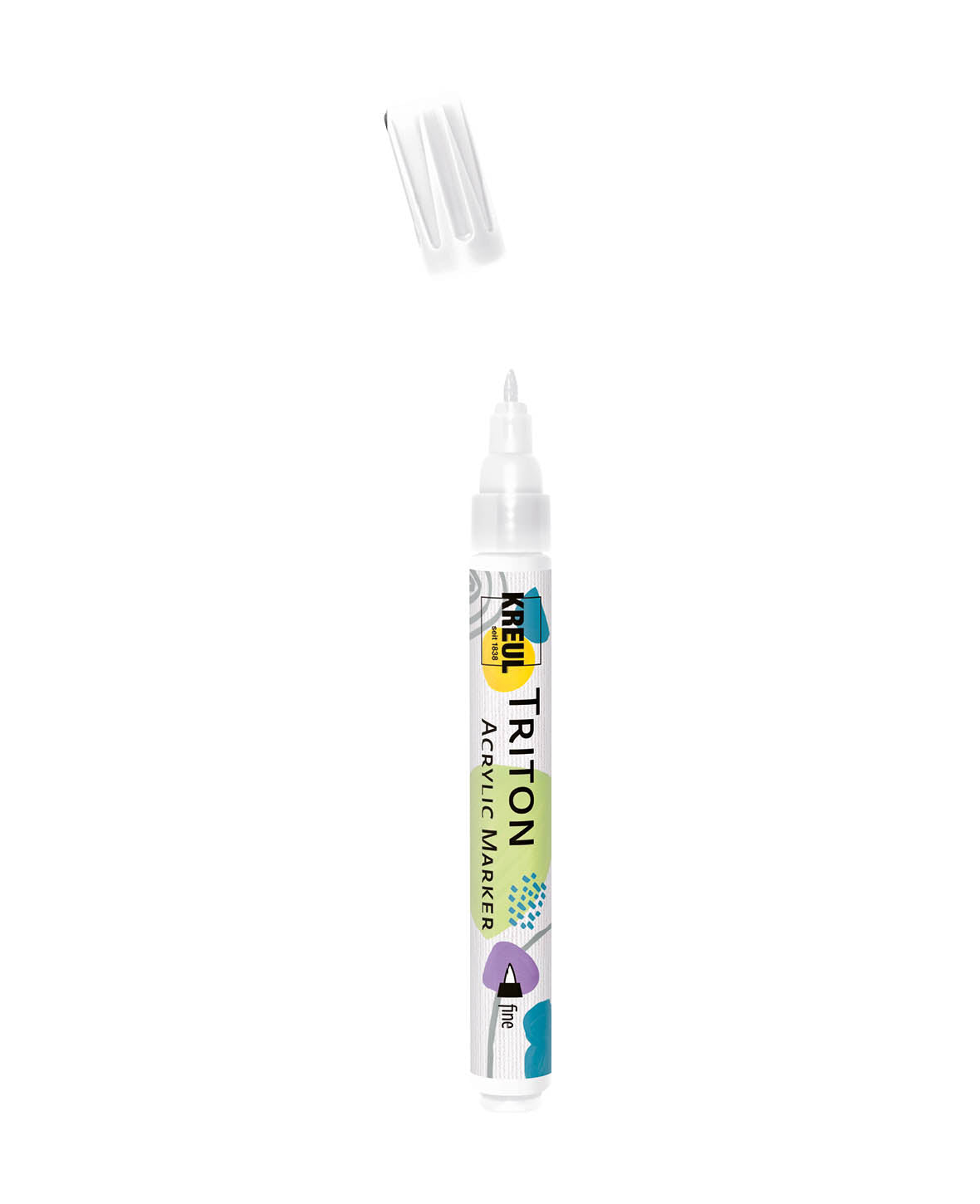 KREUL Triton Acrylmarker fein, Weiss
