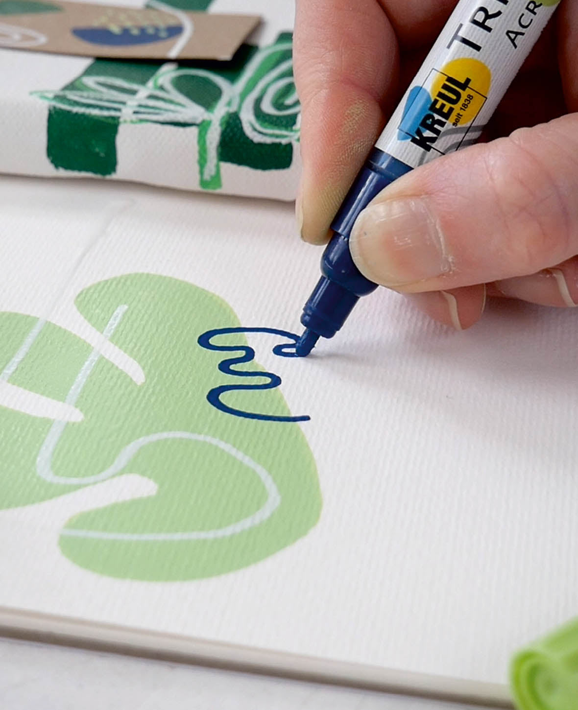 KREUL Triton Marker Medium, Kirschrot