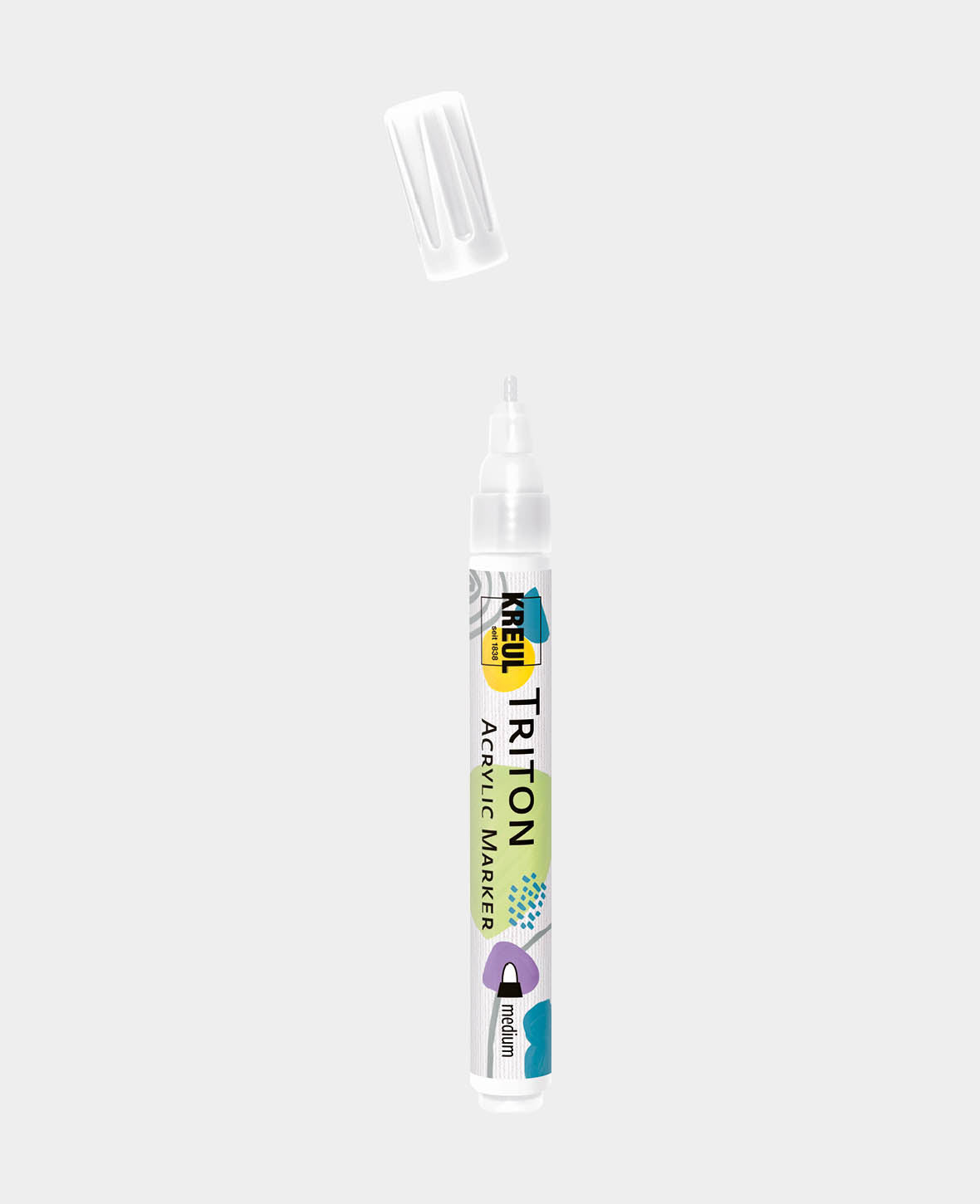 KREUL Triton Marker Moyen, Blanc
