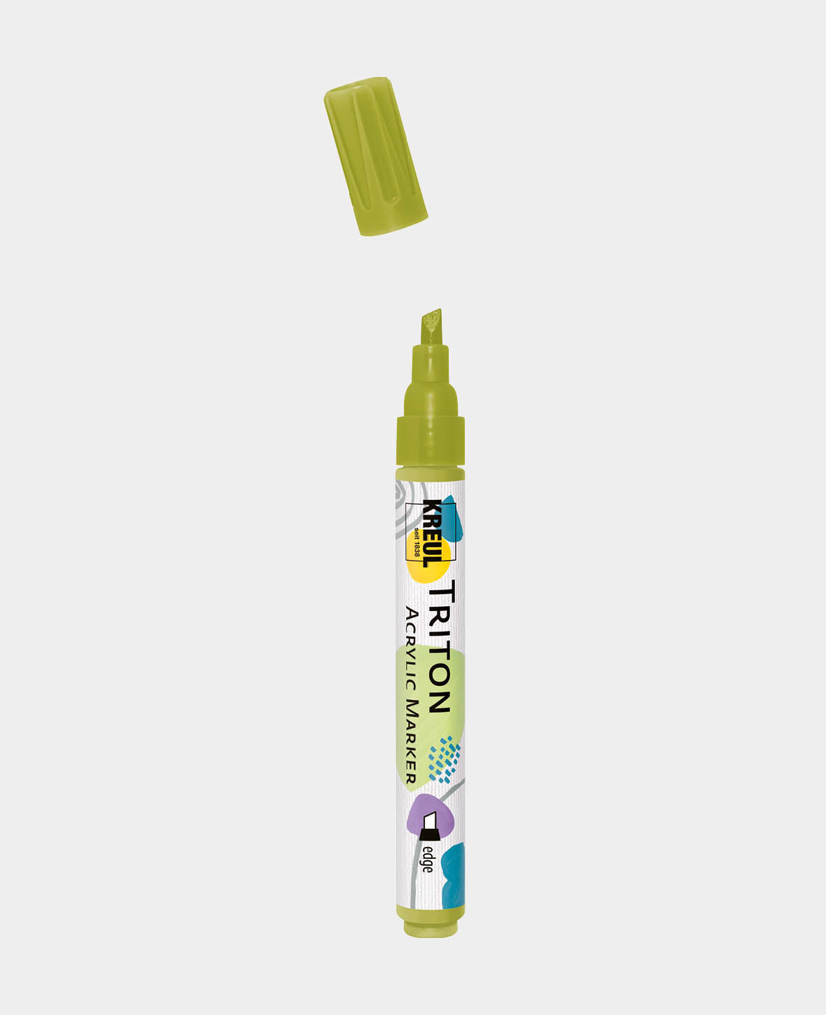 SOLO GOYA Triton Acrylic Paint Marker 1.4 Olivgrün hell