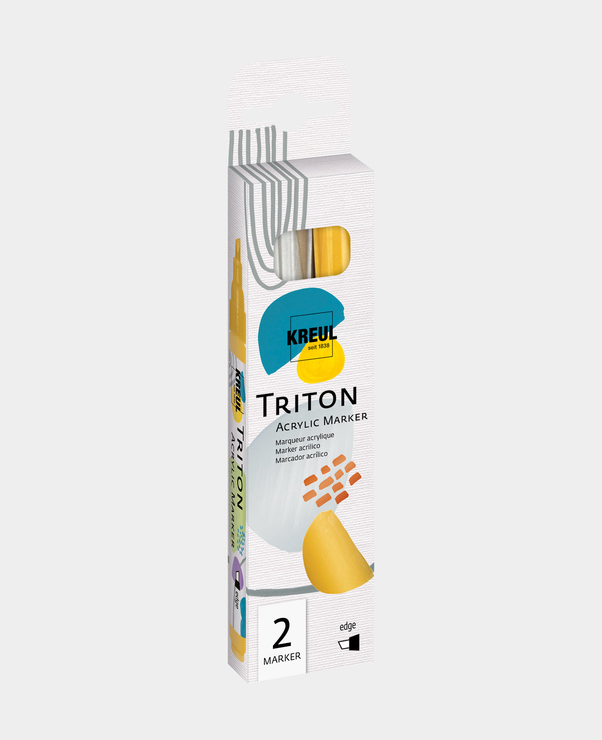 SOLO GOYA Triton Acrylic Paint Marker 1.4 2er Set Silber und Gold