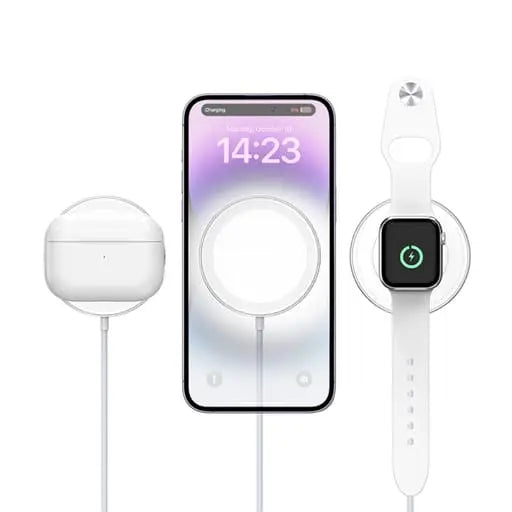 (1m) 18W USB C / USB A MagSafe Charger Magnetisches Ladegerät ab Apple