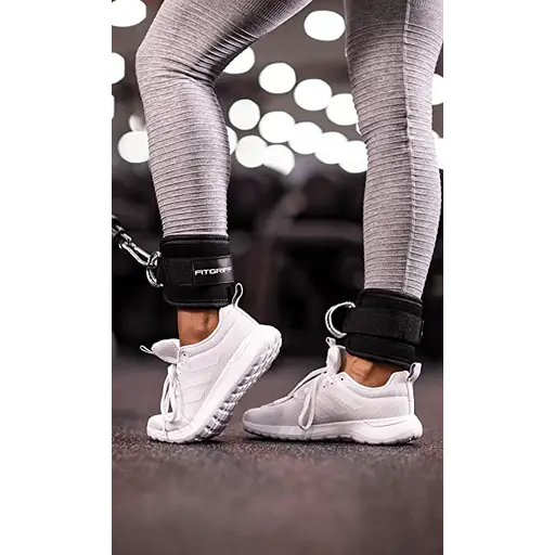 (1 Paire) Sangles de cheville unisexes pour poulie de câble de fitness