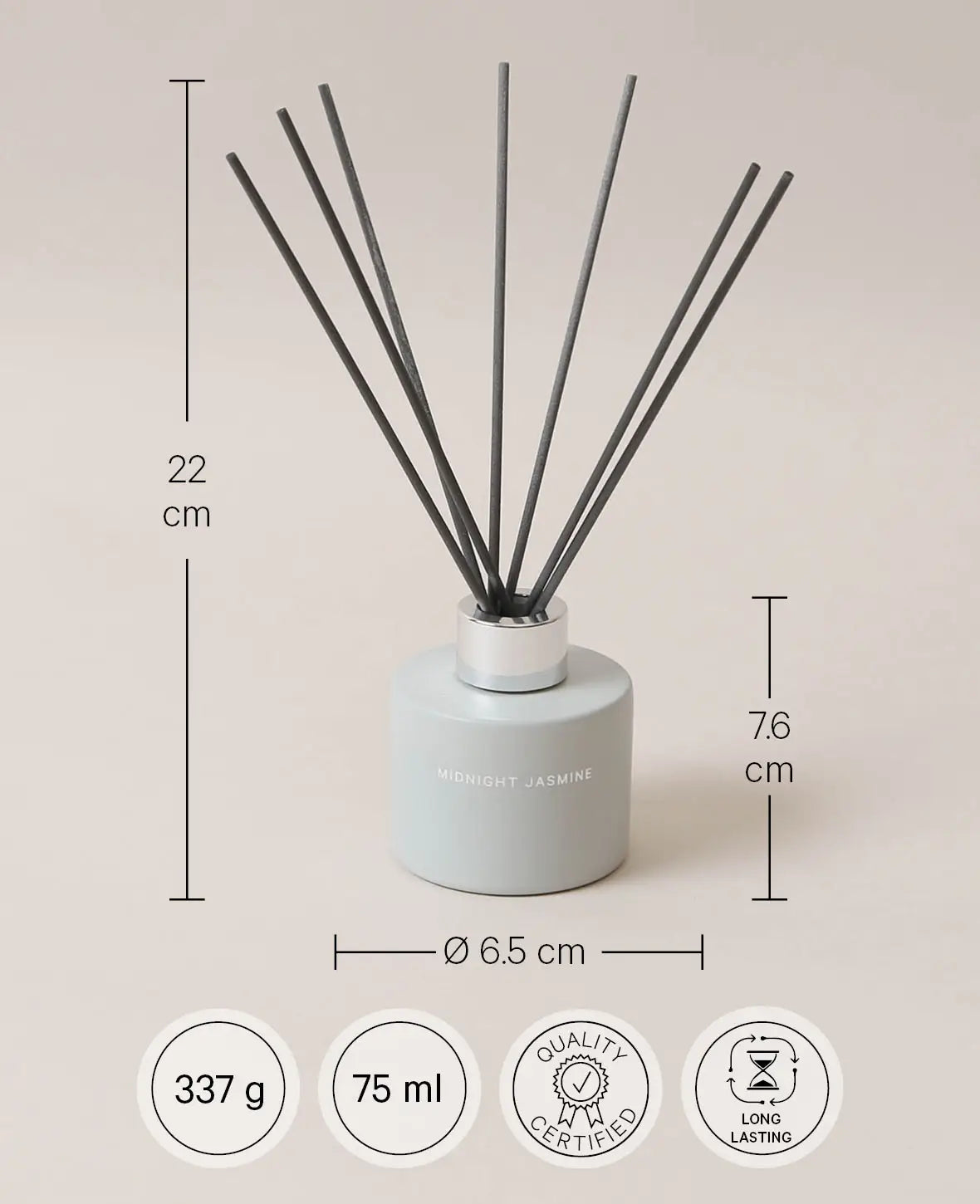 Diffuser, 75 ml, Midnight Jasmine