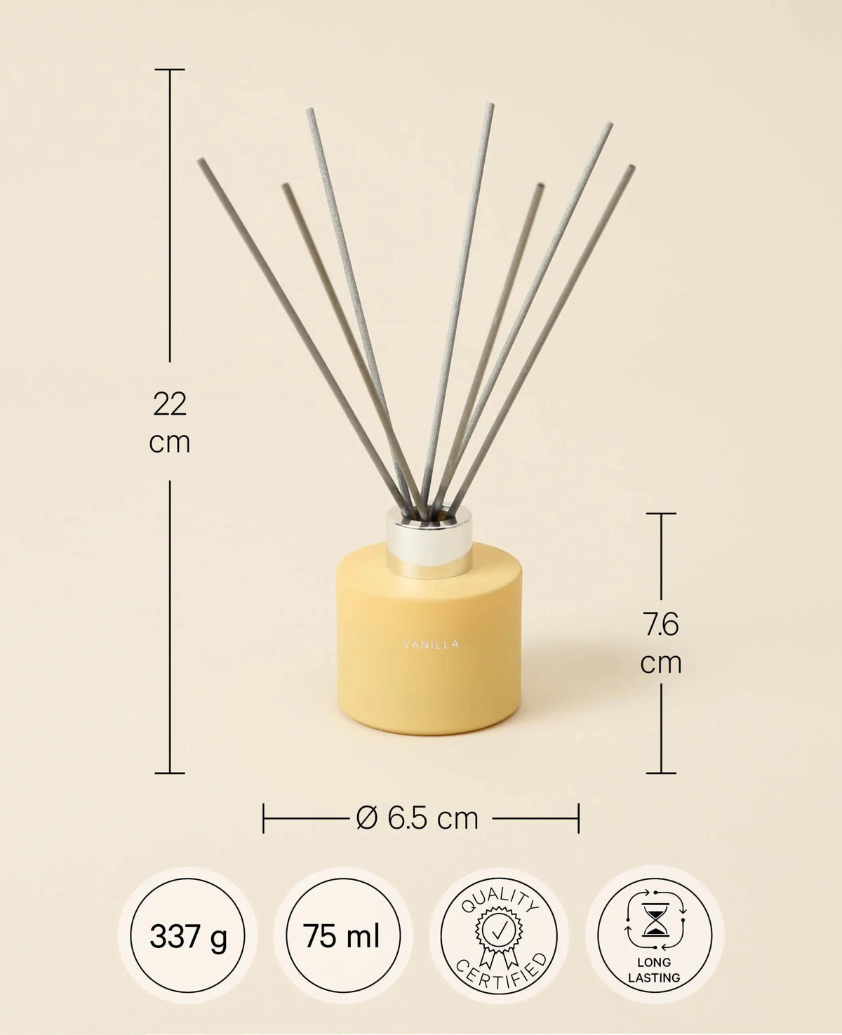 Diffuser, 75 ml, Vanilla
