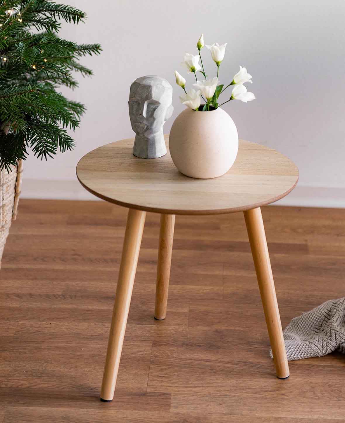 Kopf aus Beton zur Dekoration für den Garten, Sideboard oder Büchergestell, 9.5 x 9 x 15 cm