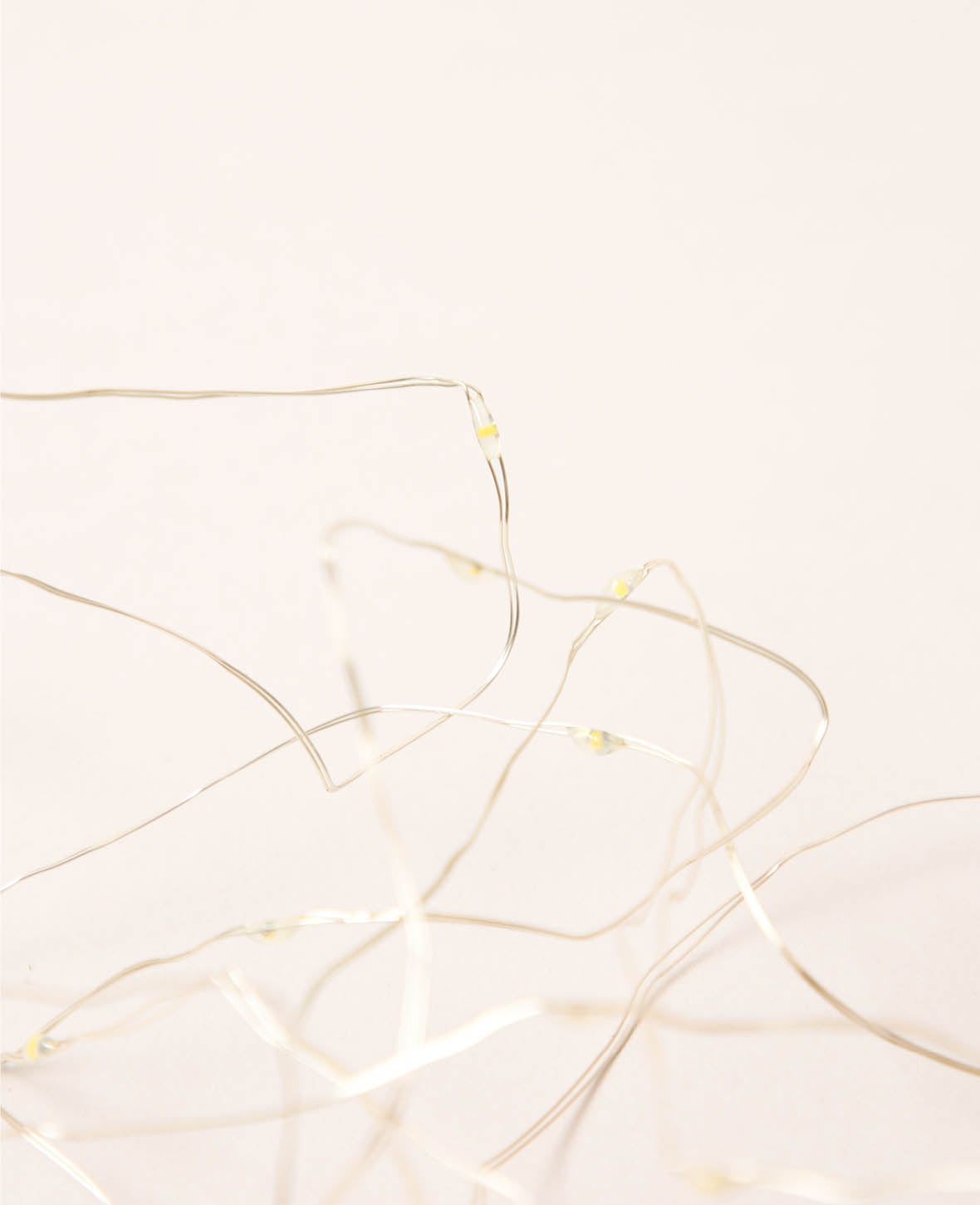 LED light chain silver 200cm