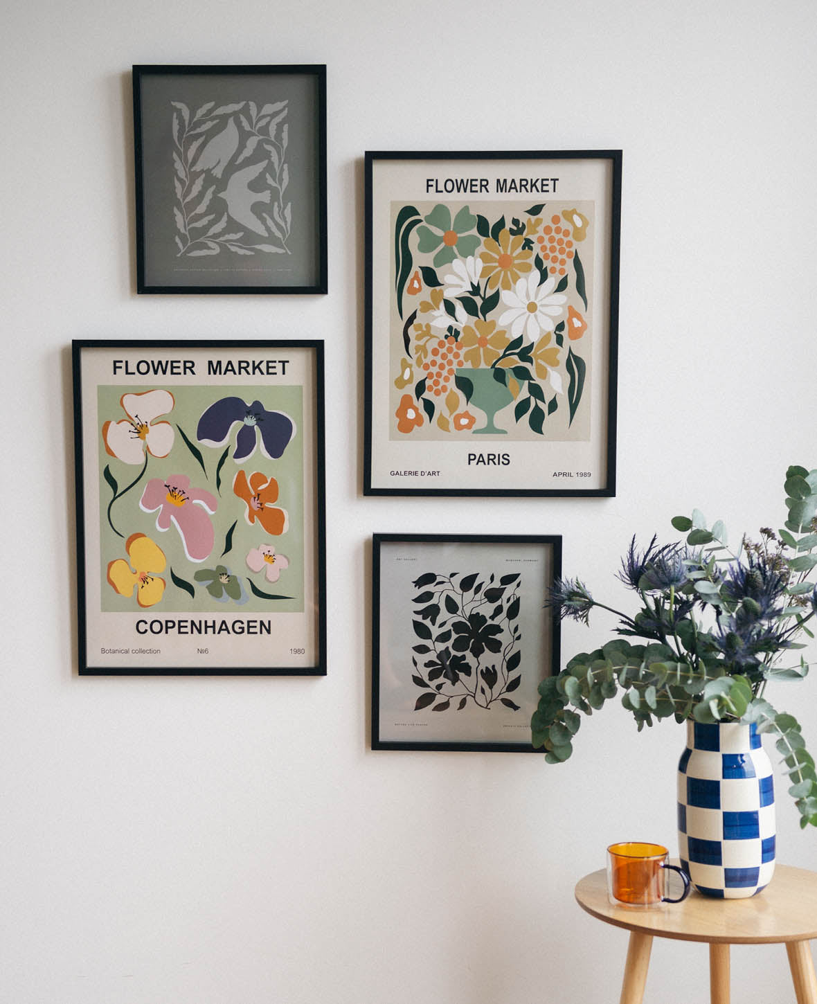 Flower Market Copenhagen Poster