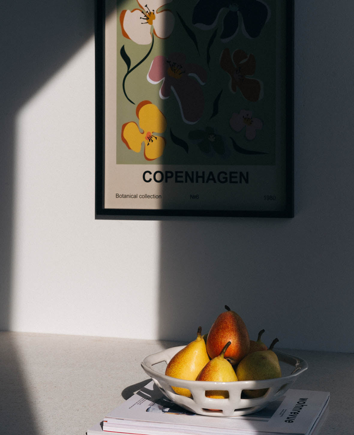 Affiche du marché aux fleurs de Copenhague