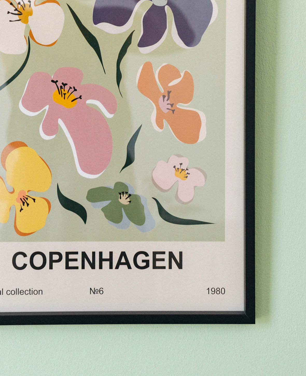 Affiche du marché aux fleurs de Copenhague