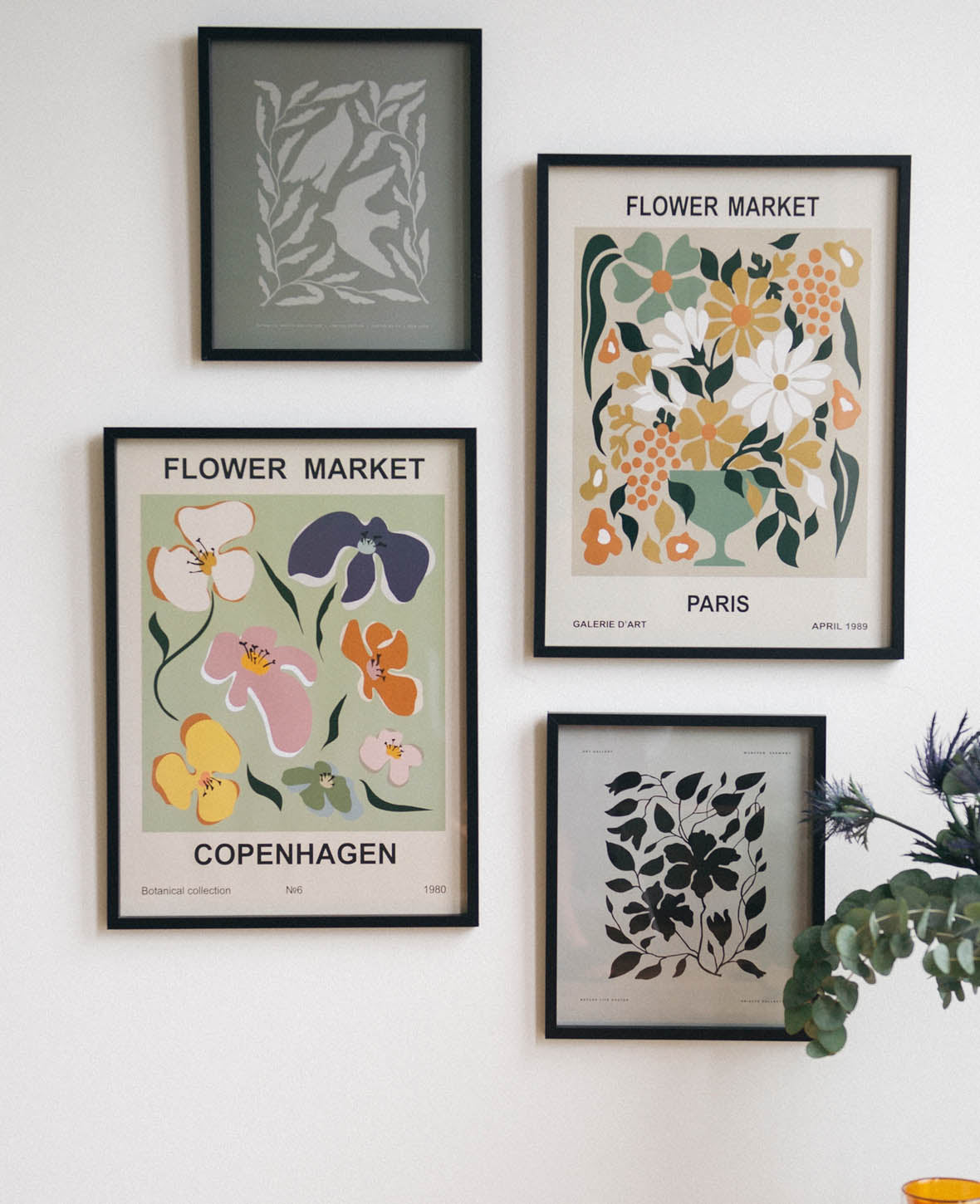 Affiche du marché aux fleurs de Copenhague