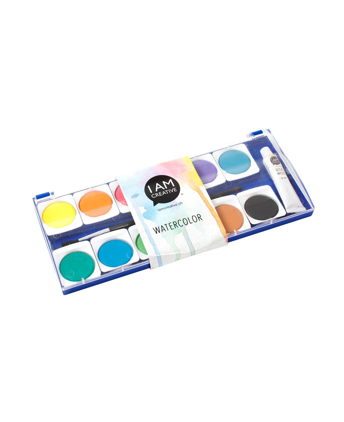 Watercolor set, 12 colors