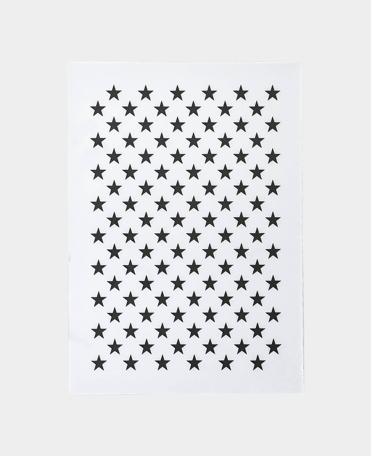 Pochoir Étoiles II, 148 x 210 mm (A5), Blanc translucide