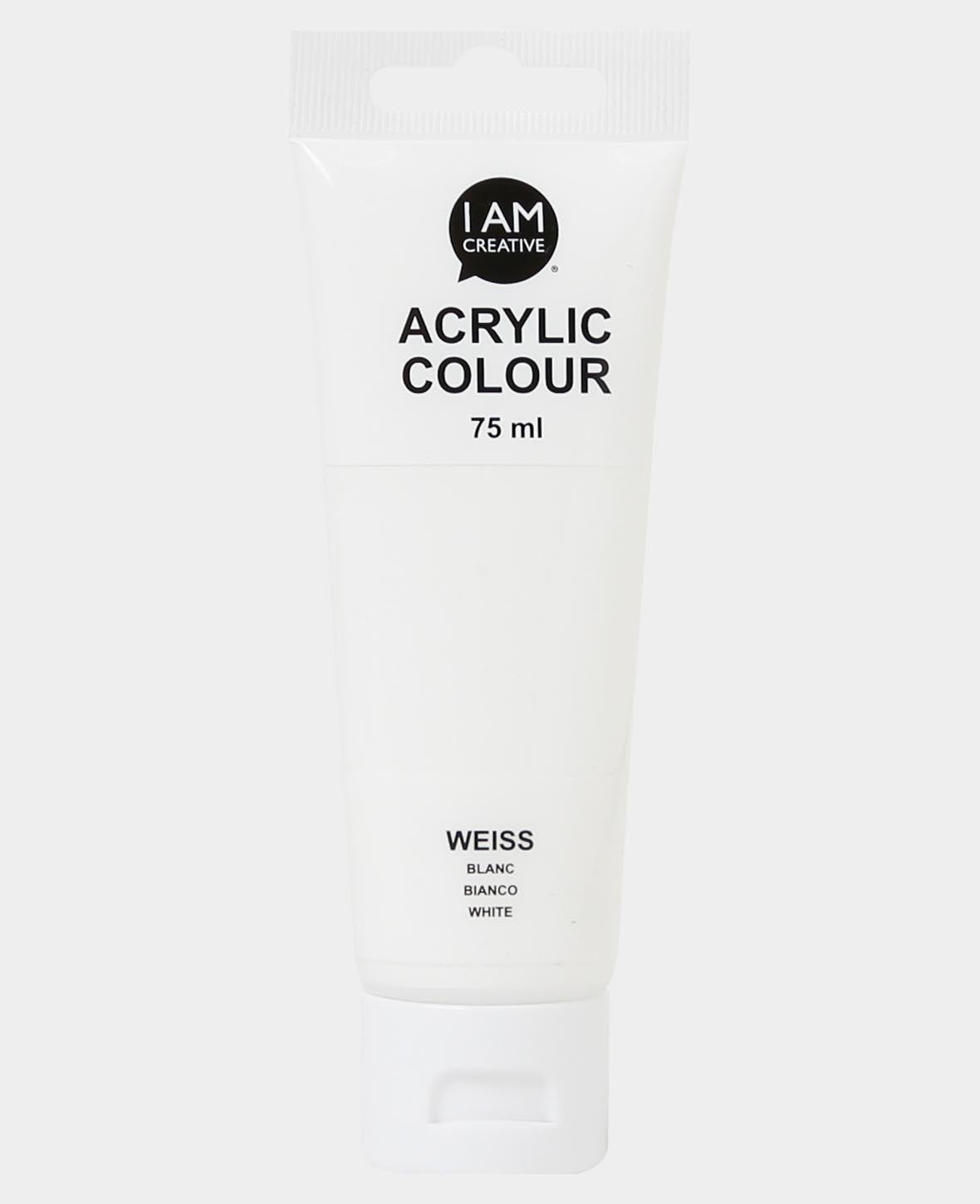 Acrylic paint, white, 75 ml
