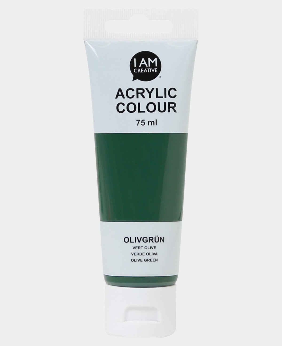 Peinture acrylique, vert olive, 75 ml