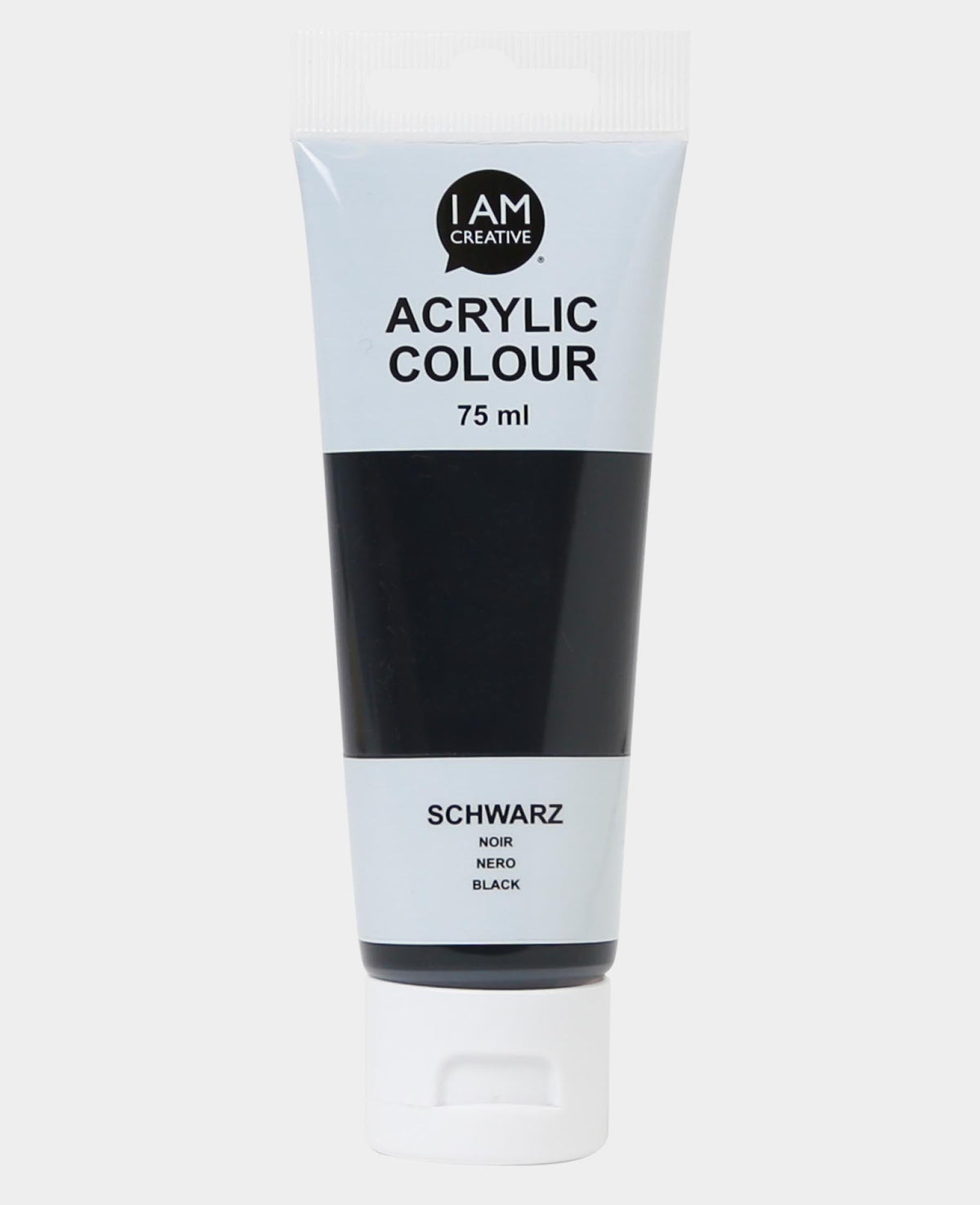 Peinture acrylique, noire, 75 ml