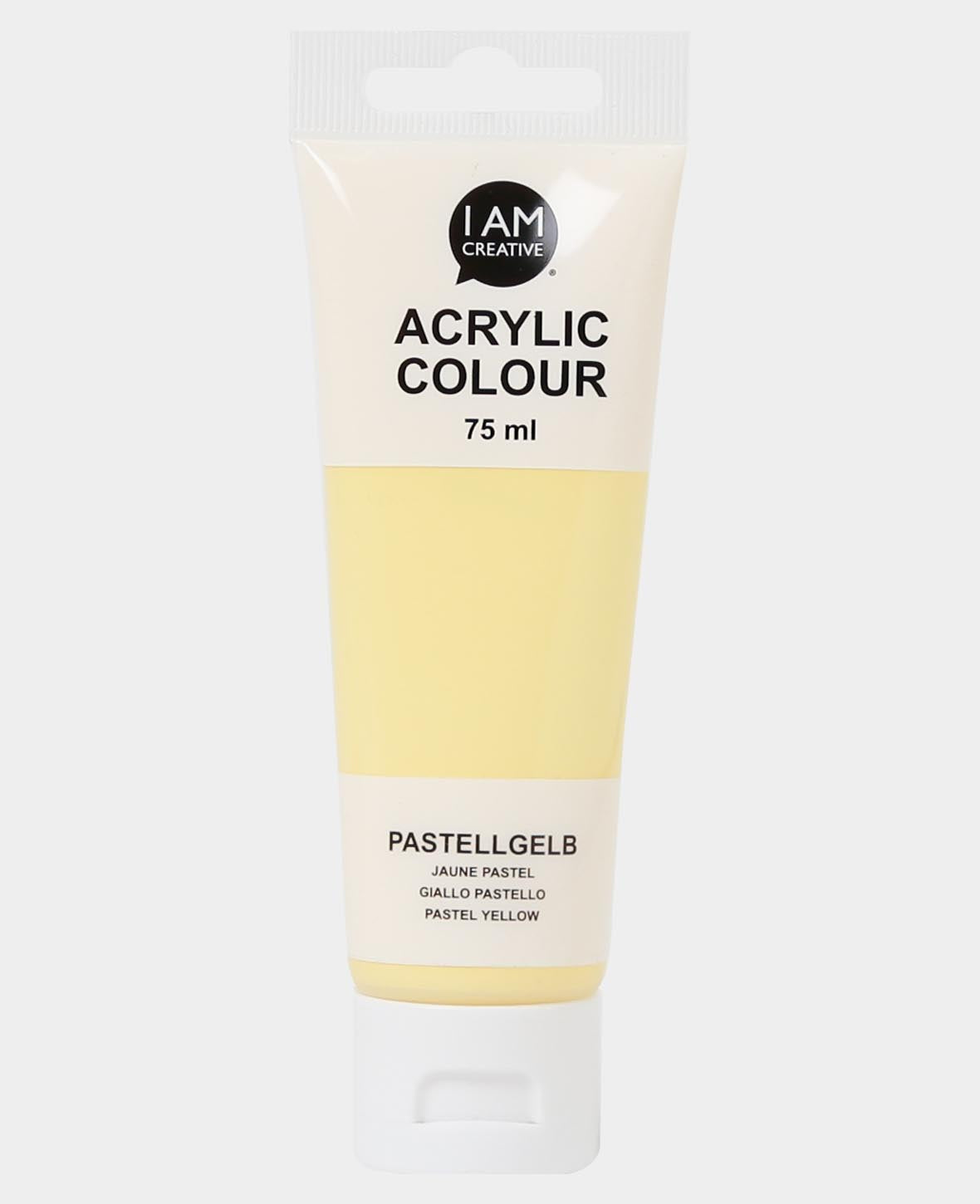 Acrylic paint, pastel yellow, 75 ml