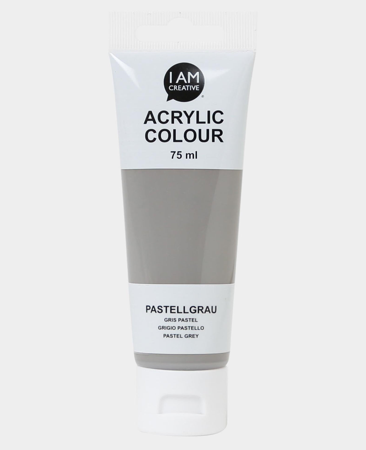 Peinture acrylique, gris pastel, 75 ml
