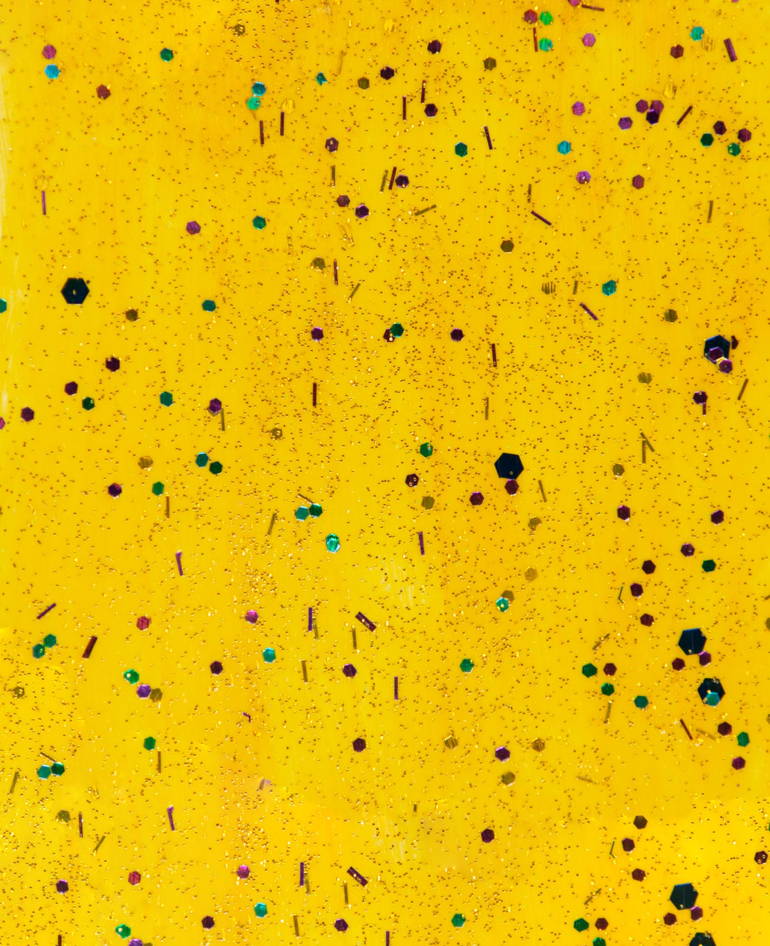 Peinture acrylique, paillettes dorées, 75 ml