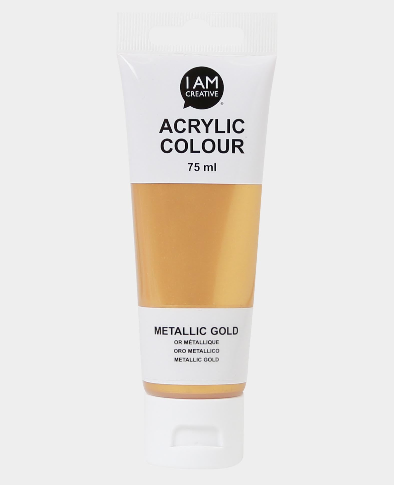 Peinture acrylique, or métallisé, 75 ml